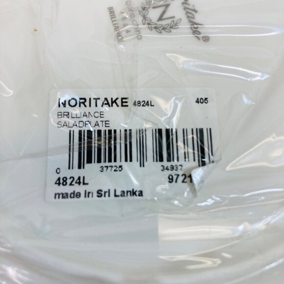 Noritake Brilliance Rimmed Dinner Plate 406 New Replacement 10.75 In 4824 - Picture 6 of 7